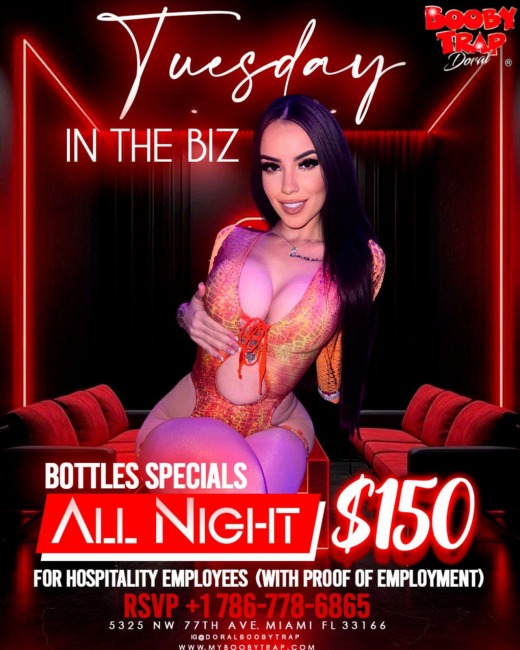 Booby Trap Miami Tuesday Nights Booby Trap Miami Tuesday Nights