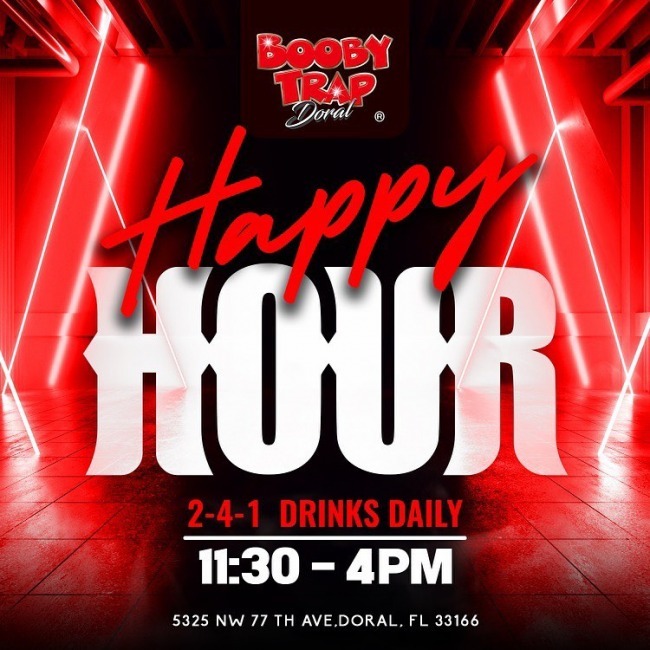 Happy Hour 2 for 1 drinks daily 11:30 to 4pm