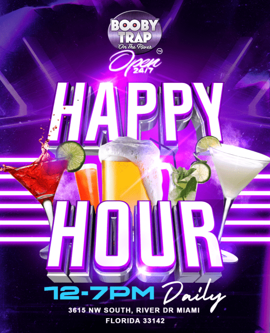 Happy Hour de 12 a 7 pm todos los días